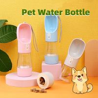 Portable Dog Water Bottle / Leak Proof Travel Pet Drinking Bottle